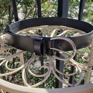 L.L. Bean Genuine Leather Black Belt